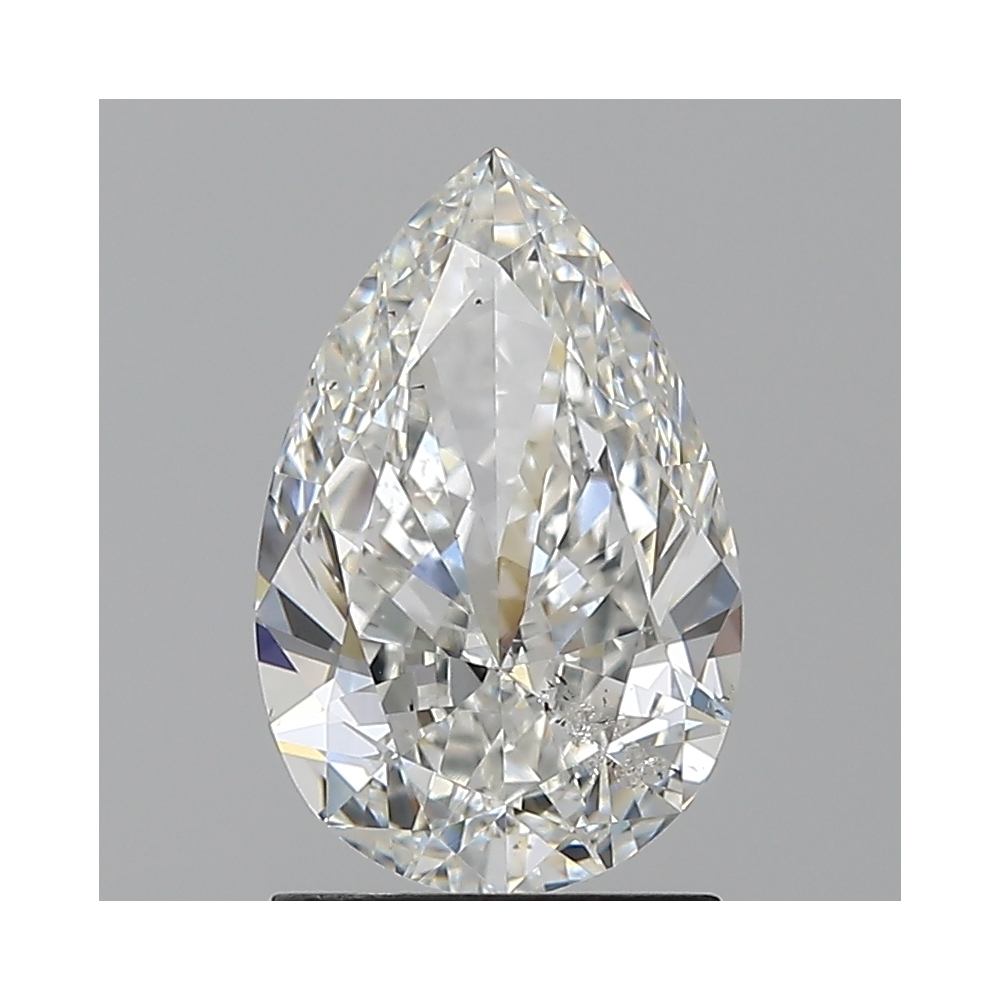 1.50 Carat Pear Loose Diamond, G, SI2, Ideal, GIA Certified | Thumbnail