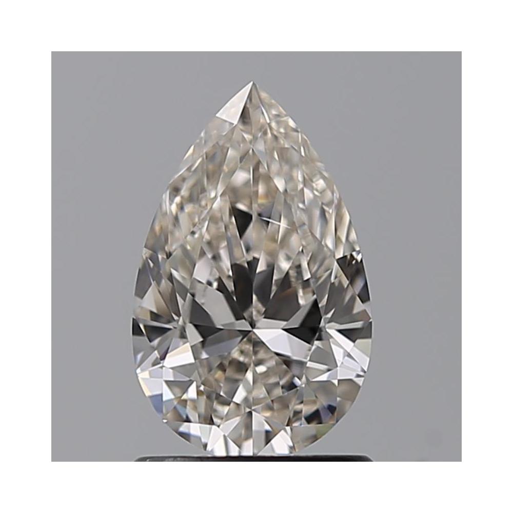 1.00 Carat Pear Loose Diamond, J, VS2, Super Ideal, GIA Certified