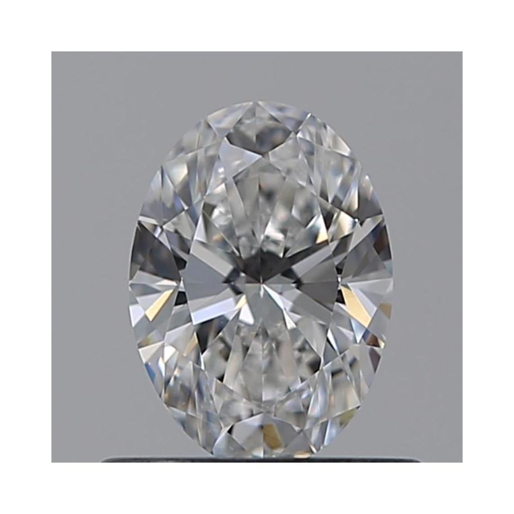 0.53 Carat Oval Loose Diamond, F, VVS1, Ideal, GIA Certified | Thumbnail