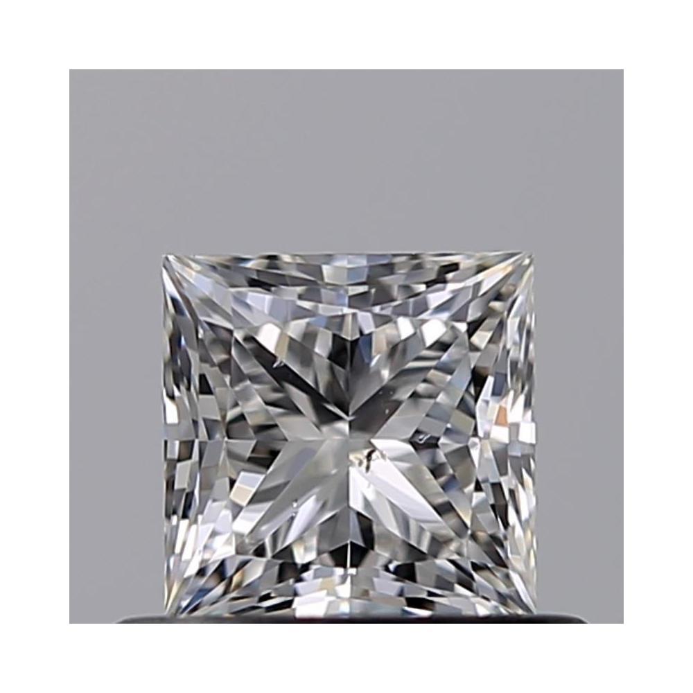 0.50 Carat Princess Loose Diamond, F, SI1, Super Ideal, GIA Certified