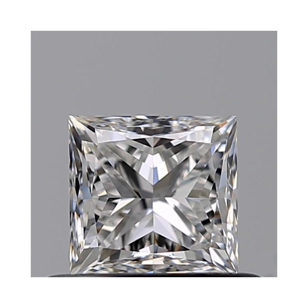 0.50 Carat Princess Loose Diamond, E, VVS2, Excellent, GIA Certified
