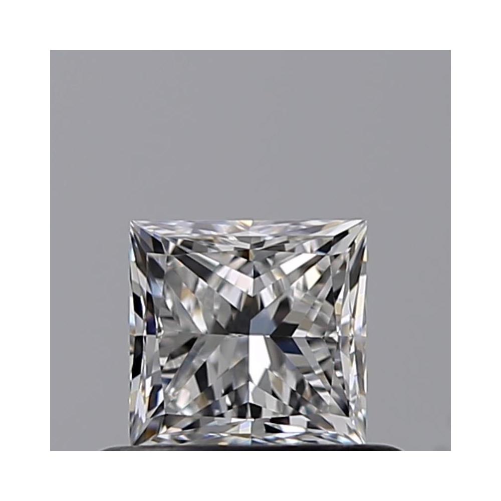 0.50 Carat Princess Loose Diamond, E, VS1, Excellent, GIA Certified | Thumbnail