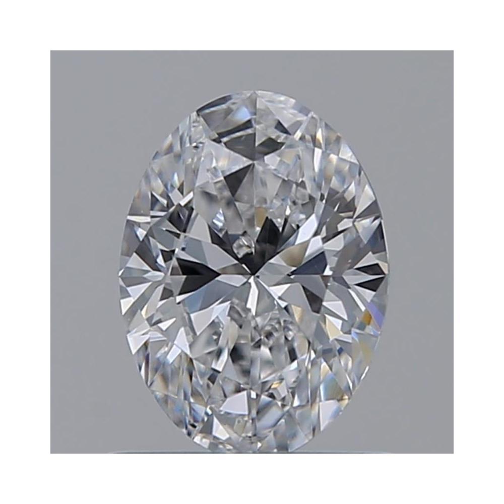 0.70 Carat Oval Loose Diamond, D, VVS2, Super Ideal, GIA Certified | Thumbnail