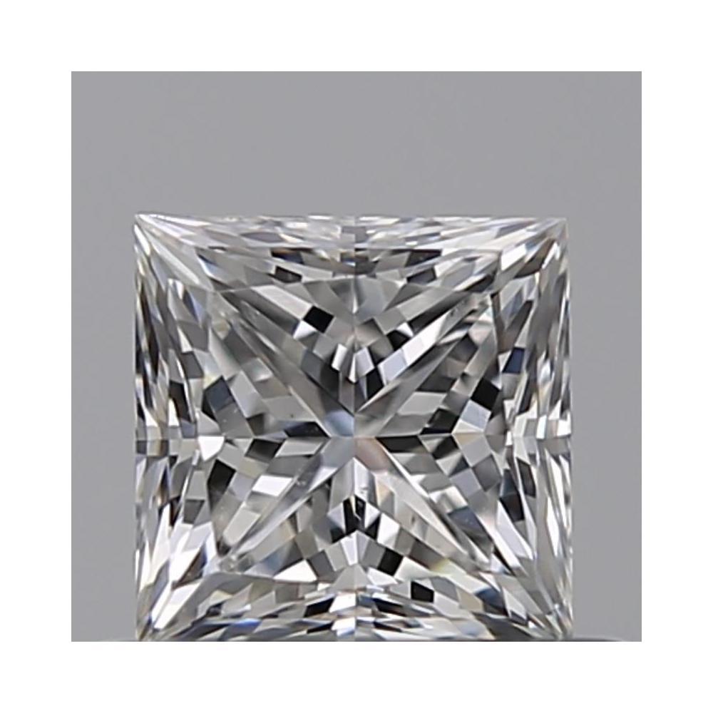0.50 Carat Princess Loose Diamond, F, SI1, Ideal, GIA Certified