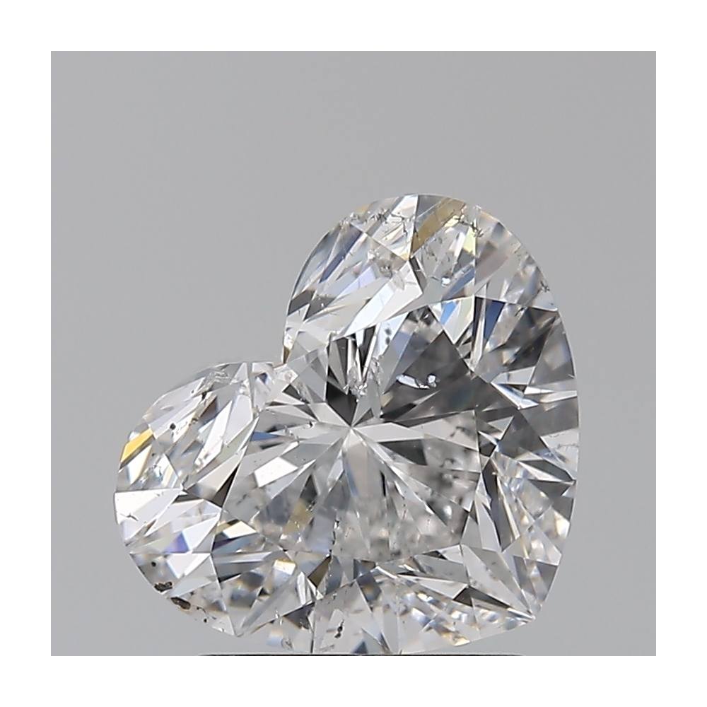 1.71 Carat Heart Loose Diamond, F, SI2, Super Ideal, GIA Certified | Thumbnail