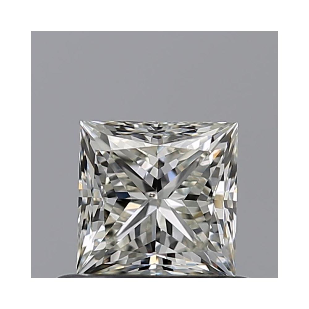0.60 Carat Princess Loose Diamond, K, VS2, Ideal, GIA Certified | Thumbnail