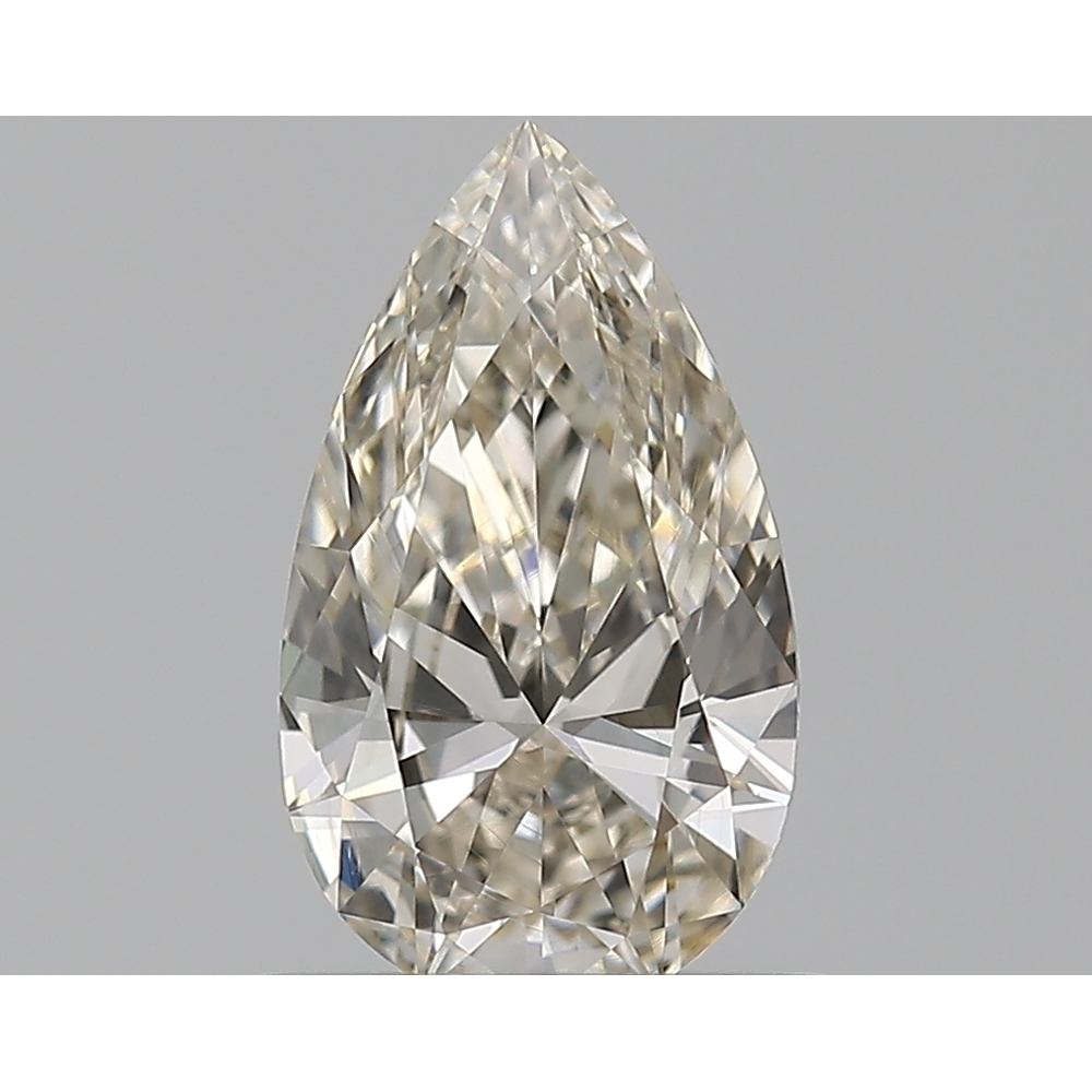 0.61 Carat Pear Loose Diamond, K, VVS2, Super Ideal, GIA Certified