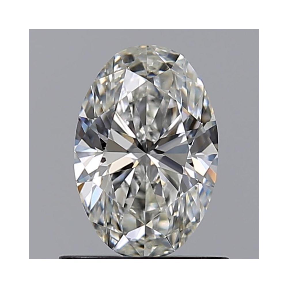 0.81 Carat Oval Loose Diamond, H, VS1, Ideal, GIA Certified