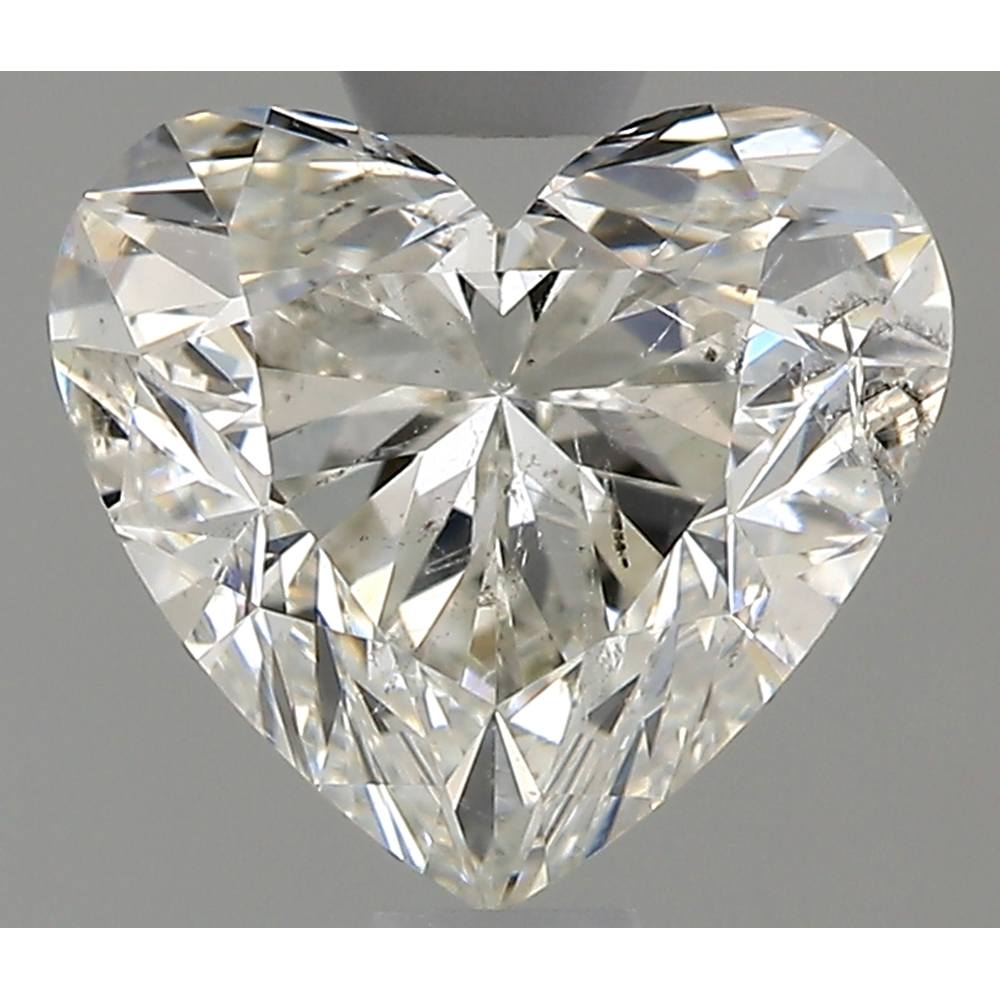 0.90 Carat Heart Loose Diamond, I, I1, Ideal, GIA Certified