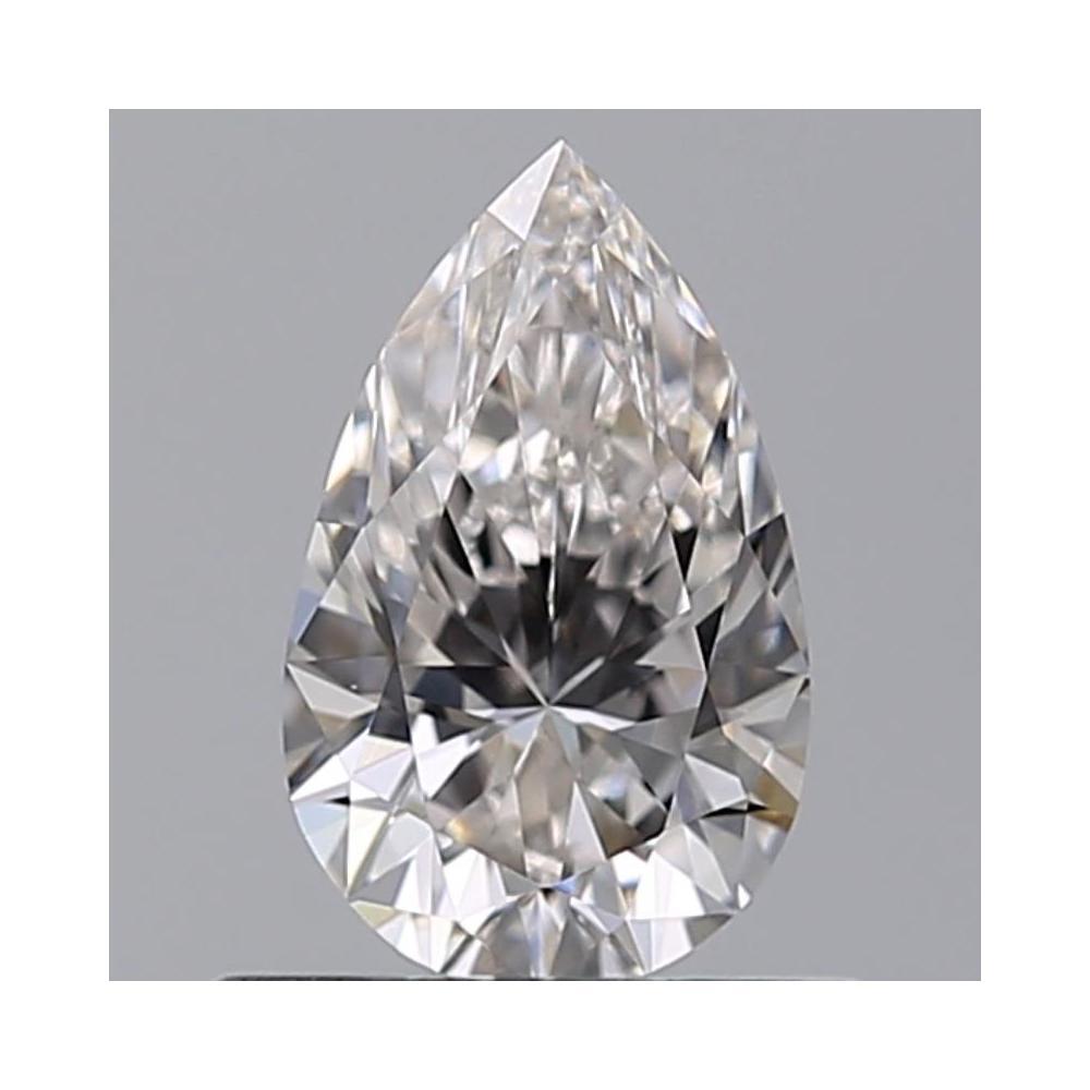 0.52 Carat Pear Loose Diamond, H, VS1, Ideal, GIA Certified | Thumbnail