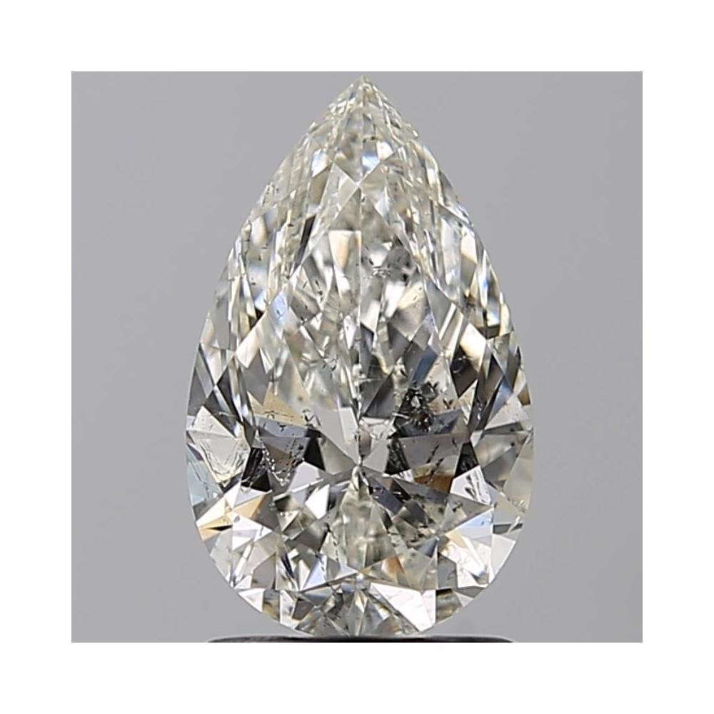 1.50 Carat Pear Loose Diamond, I, I1, Super Ideal, GIA Certified