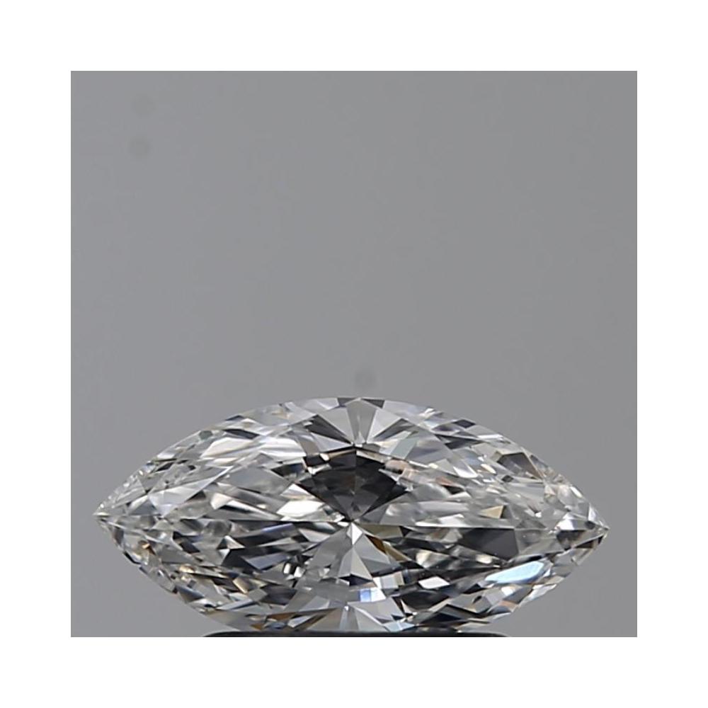 0.63 Carat Marquise Loose Diamond, D, VVS2, Ideal, GIA Certified