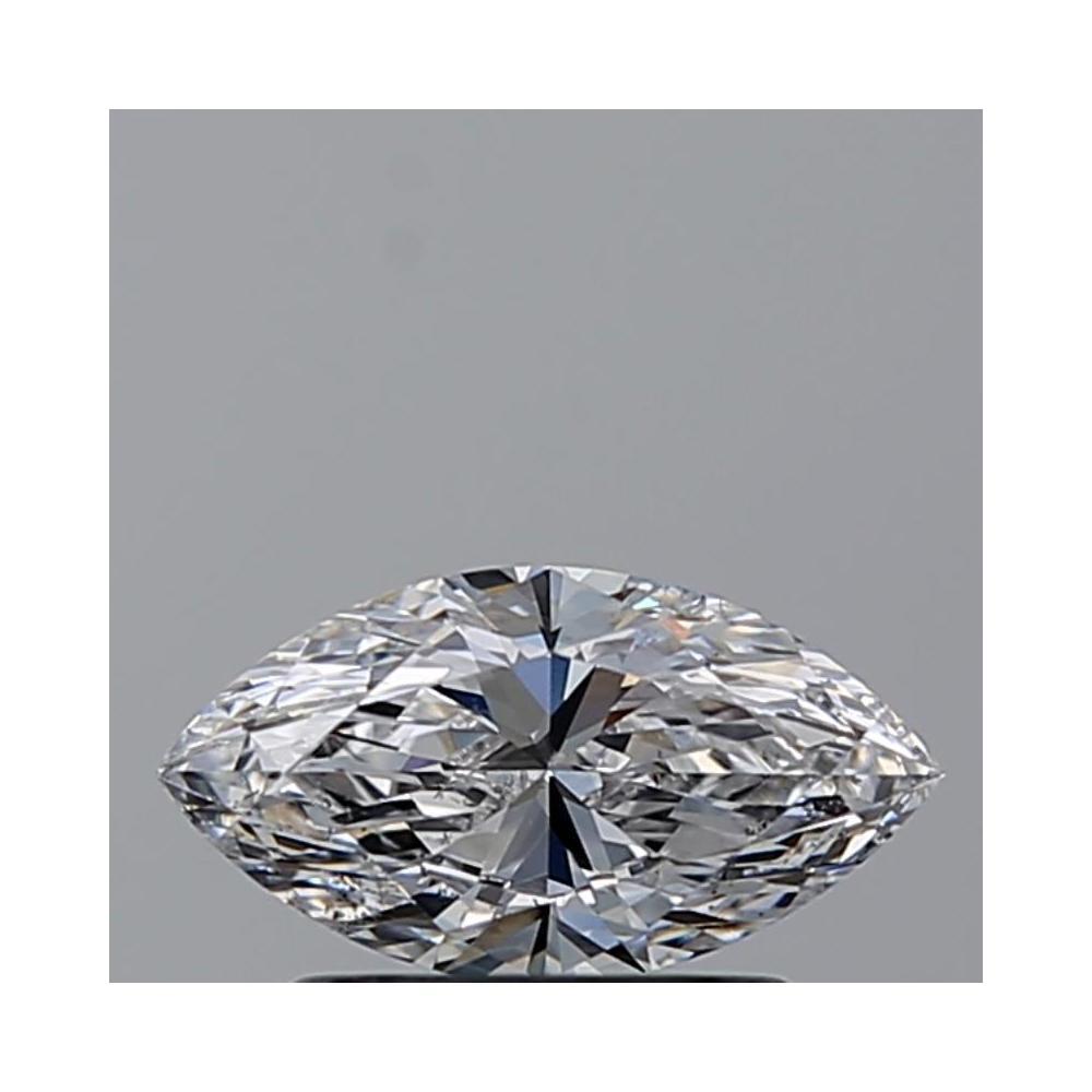 0.62 Carat Marquise Loose Diamond, D, SI1, Ideal, GIA Certified | Thumbnail