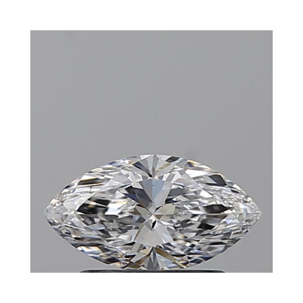 0.62 Carat Marquise Loose Diamond, D, VS2, Ideal, GIA Certified | Thumbnail