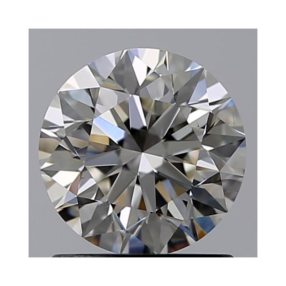 1.00 Carat Round Loose Diamond, I, VS2, Super Ideal, GIA Certified