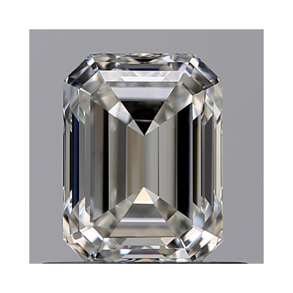 0.60 Carat Emerald Loose Diamond, H, VVS2, Ideal, GIA Certified