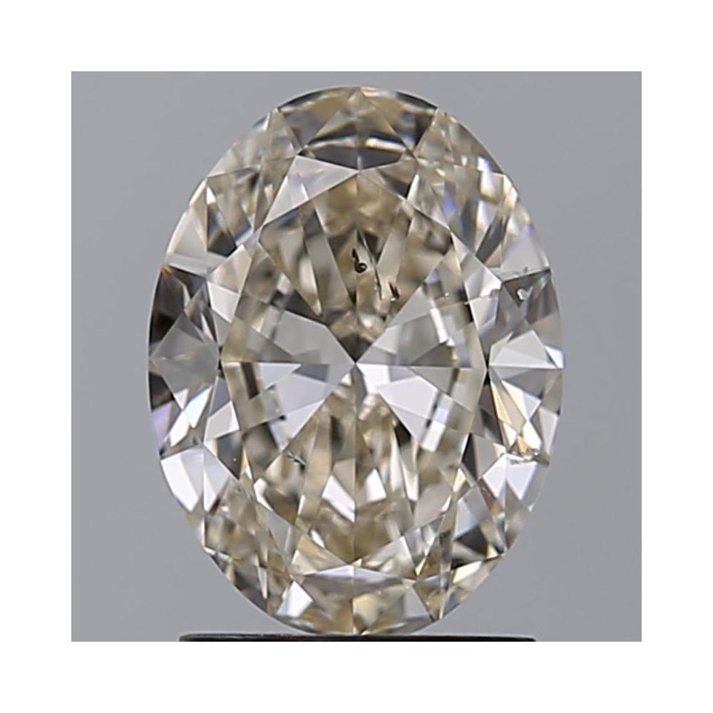 1.64 Carat Oval Loose Diamond, L, SI2, Super Ideal, GIA Certified | Thumbnail