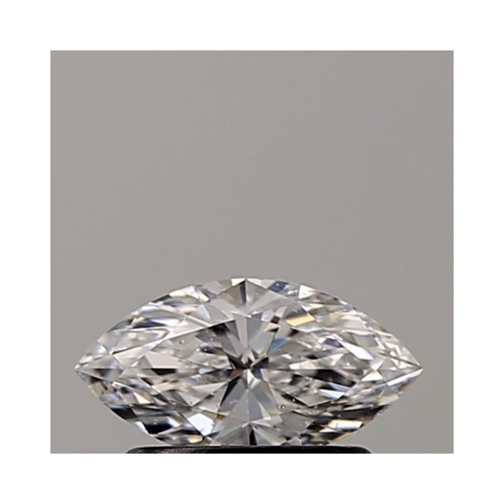 0.50 Carat Marquise Loose Diamond, D, SI2, Ideal, GIA Certified | Thumbnail