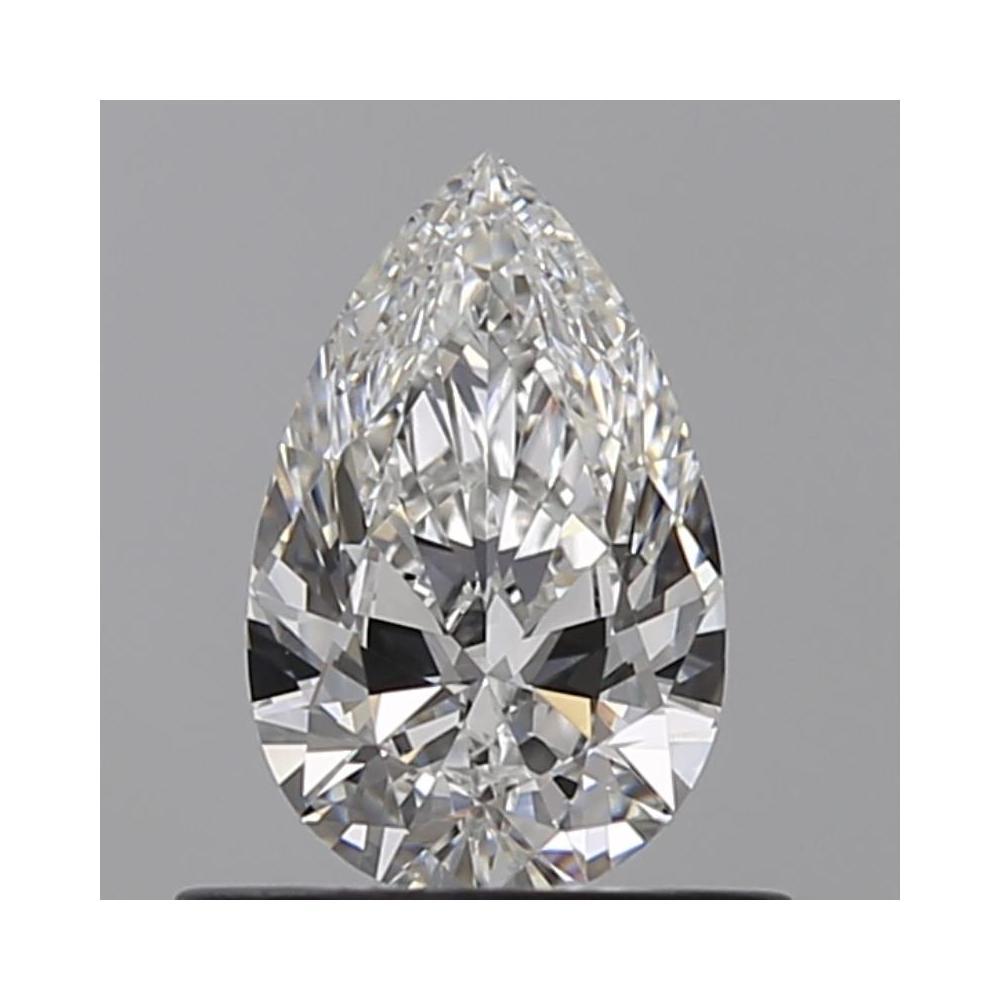 0.55 Carat Pear Loose Diamond, E, VVS2, Ideal, GIA Certified
