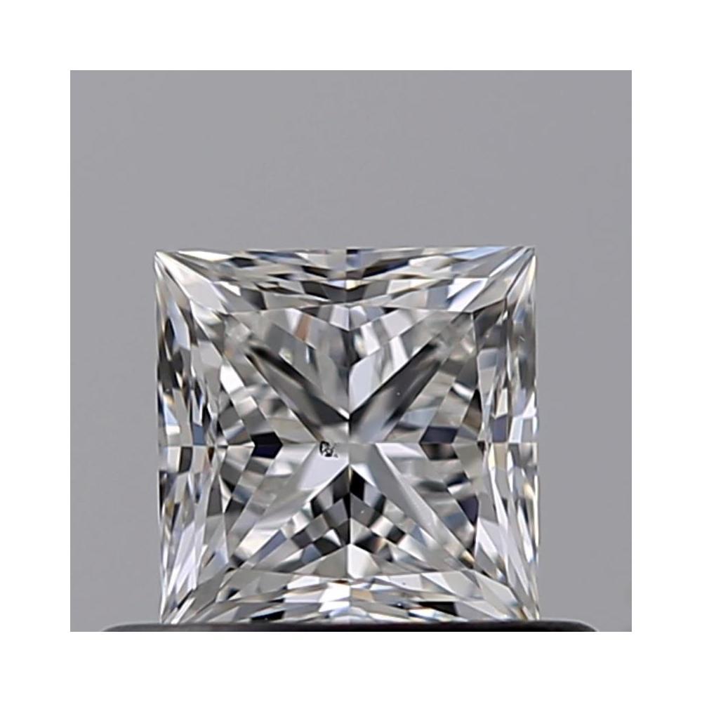 0.50 Carat Princess Loose Diamond, F, VS2, Excellent, GIA Certified