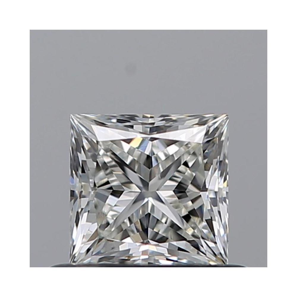0.50 Carat Princess Loose Diamond, I, VVS1, Ideal, GIA Certified | Thumbnail
