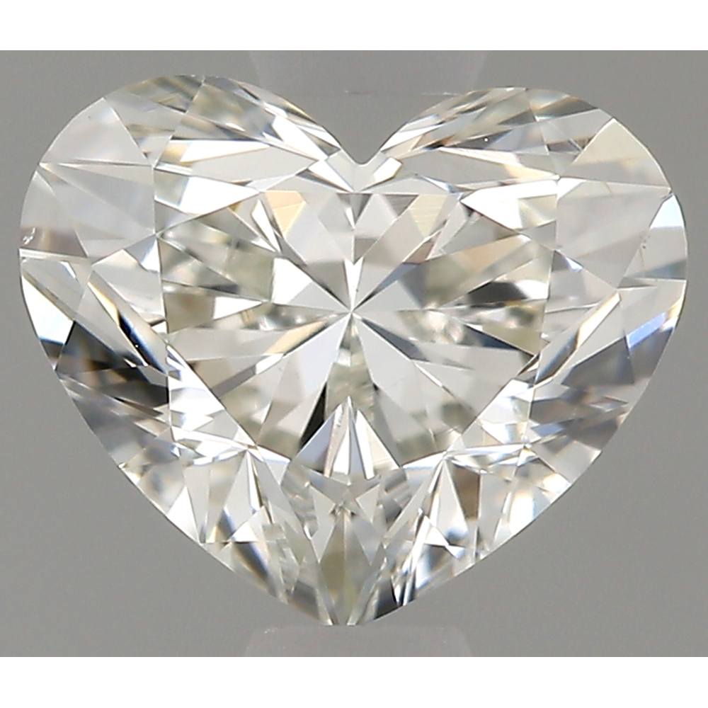 0.63 Carat Heart Loose Diamond, J, VS2, Super Ideal, GIA Certified