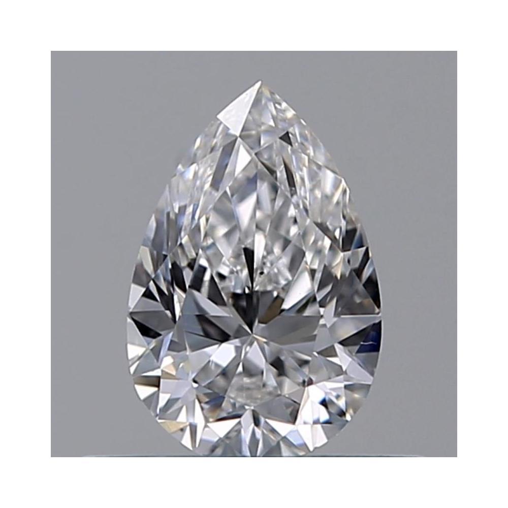 0.50 Carat Pear Loose Diamond, D, VS2, Ideal, GIA Certified