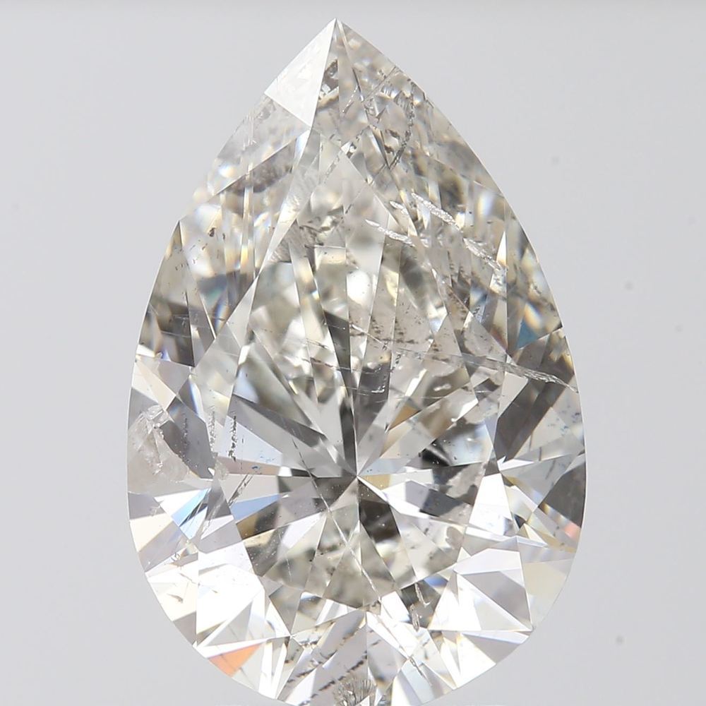 3.00 Carat Pear Loose Diamond, H, SI2, Super Ideal, IGI Certified