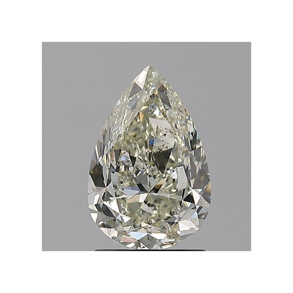 1.50 Carat Pear Loose Diamond, J, SI2, Excellent, IGI Certified