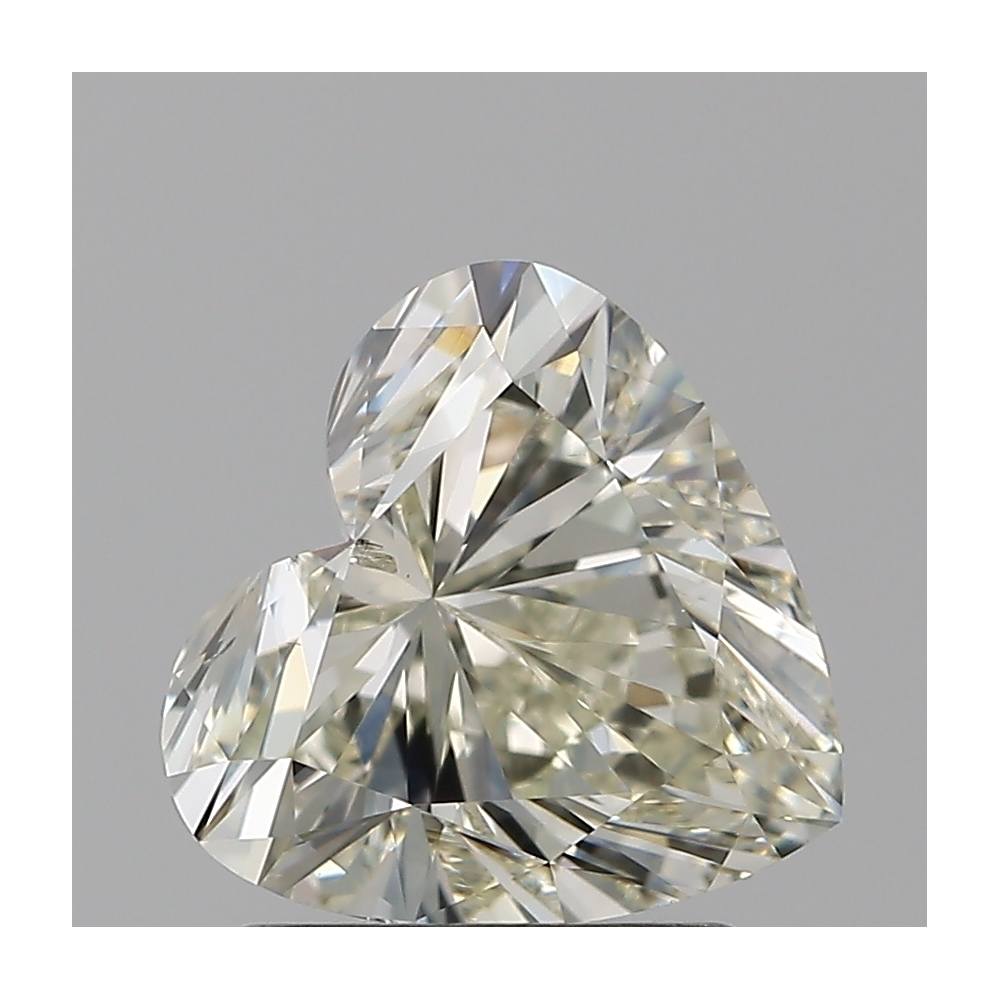 1.50 Carat Heart Loose Diamond, J, SI1, Ideal, IGI Certified | Thumbnail