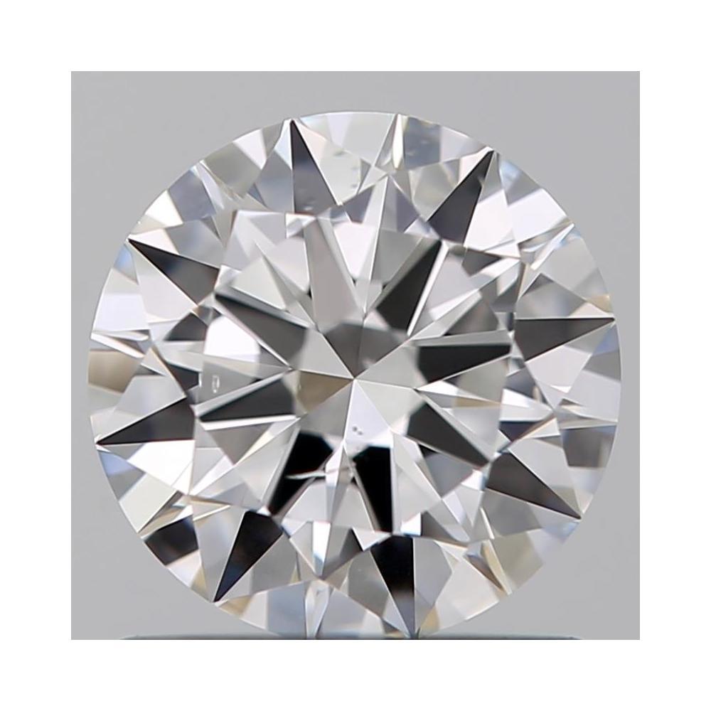 0.82 Carat Round Loose Diamond, D, SI1, Ideal, GIA Certified