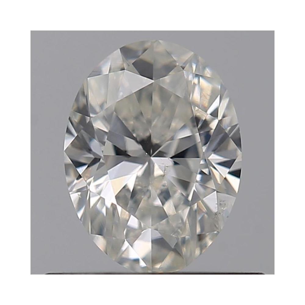 0.52 Carat Oval Loose Diamond, H, SI1, Ideal, GIA Certified