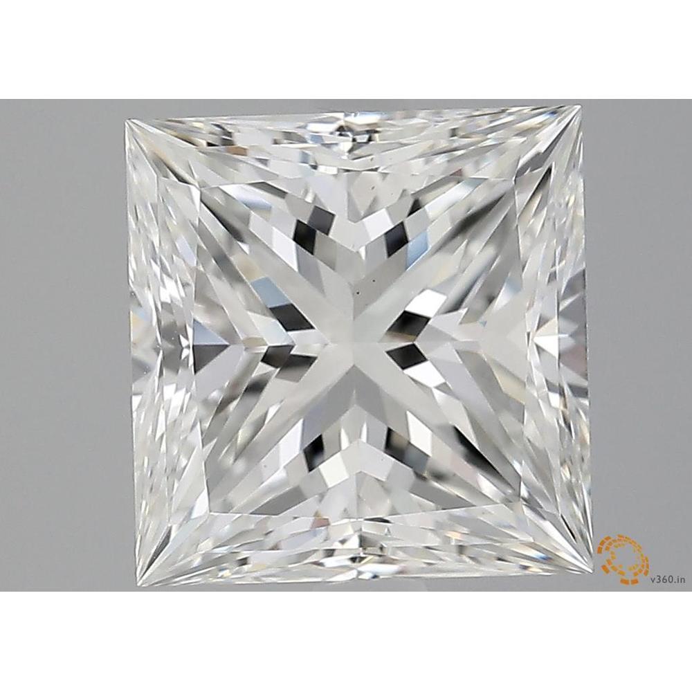 5.01 Carat Princess Loose Diamond, H, VS1, Super Ideal, GIA Certified | Thumbnail