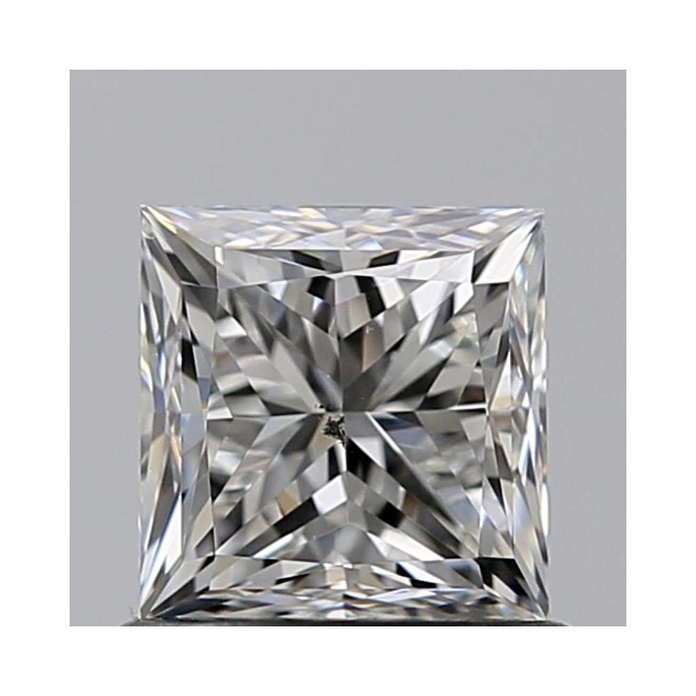 0.90 Carat Princess Loose Diamond, H, SI1, Very Good, GIA Certified | Thumbnail