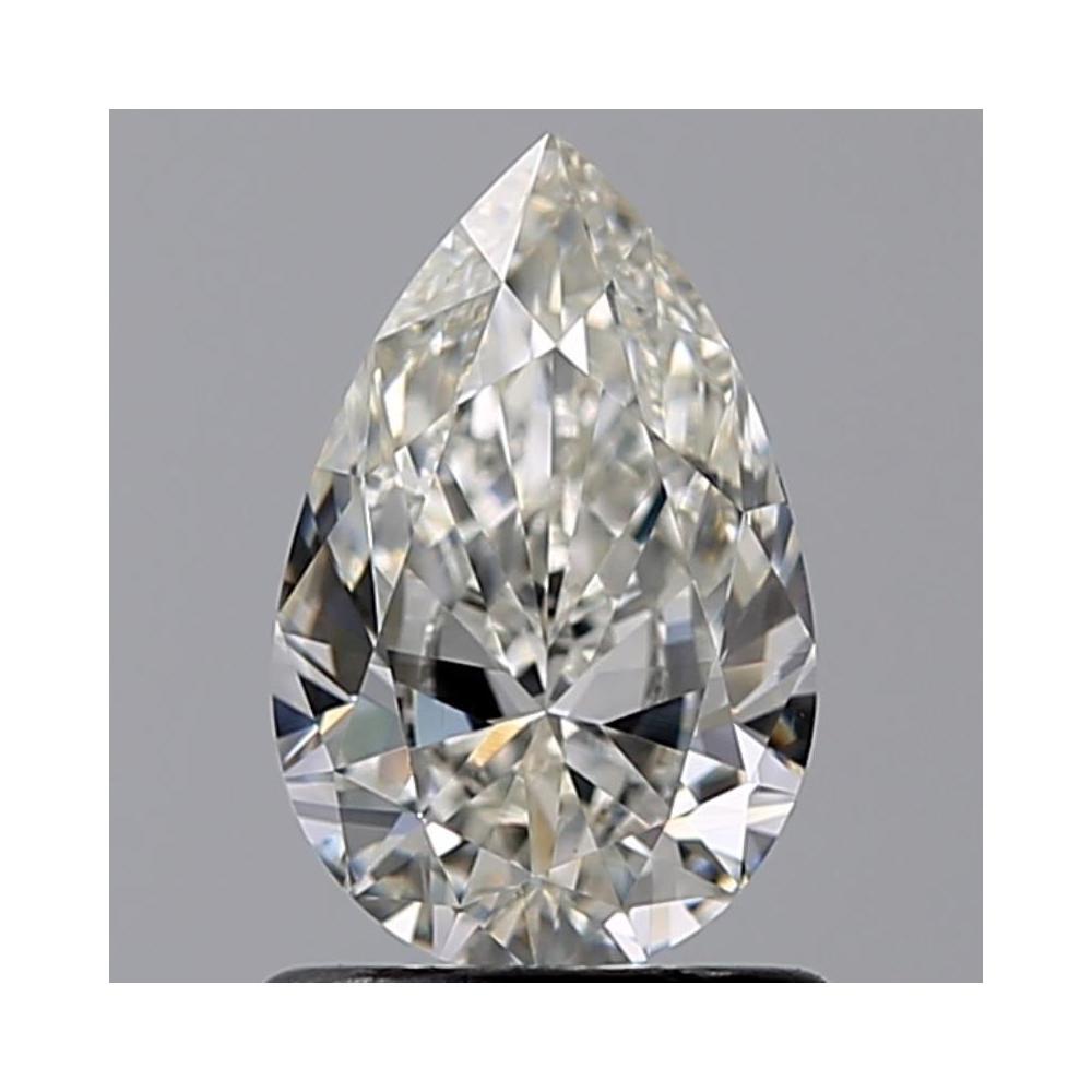 1.00 Carat Pear Loose Diamond, H, VS1, Ideal, GIA Certified | Thumbnail