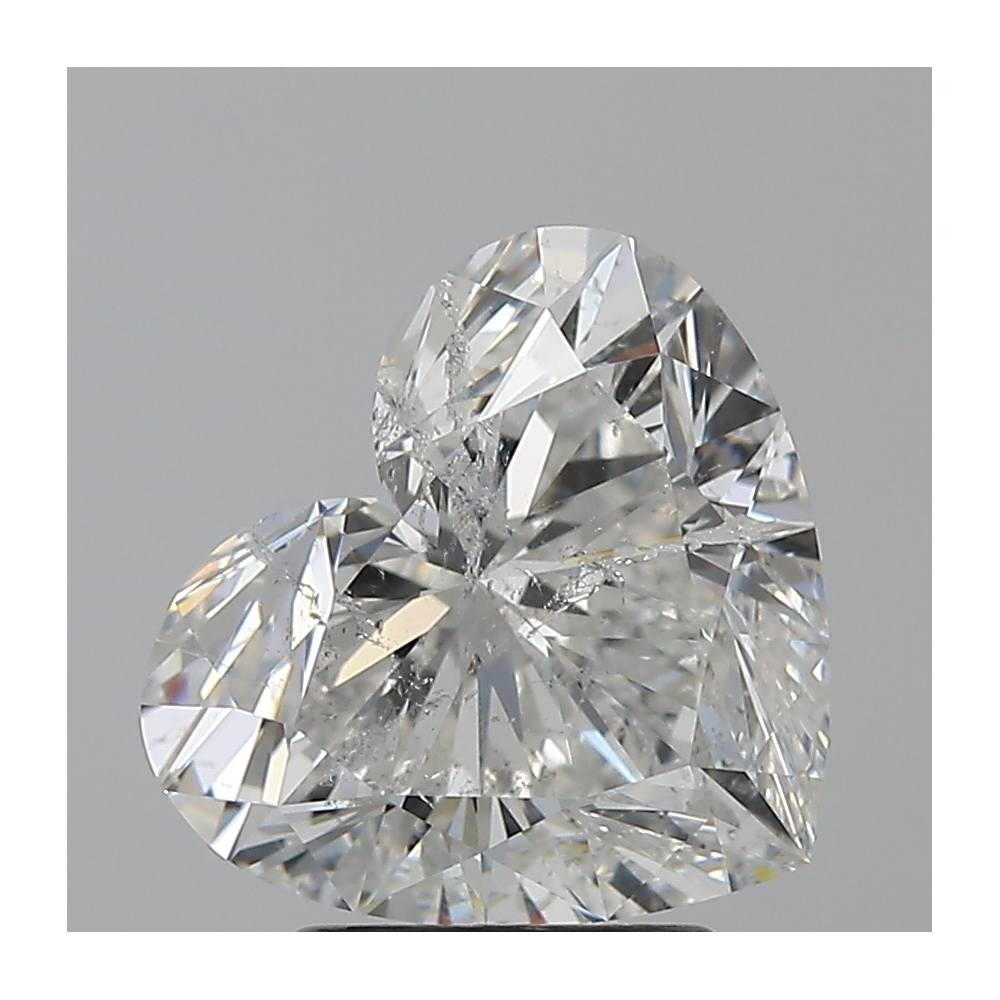 3.01 Carat Heart Loose Diamond, H, I1, Super Ideal, GIA Certified