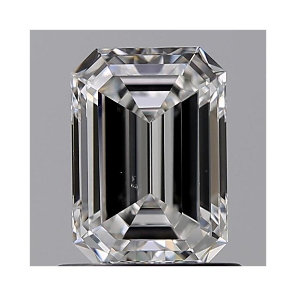 0.80 Carat Emerald Loose Diamond, F, VS2, Super Ideal, GIA Certified | Thumbnail