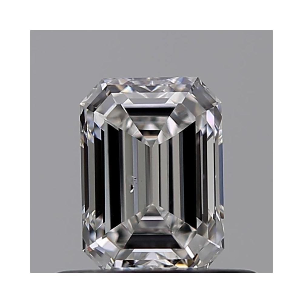 0.50 Carat Emerald Loose Diamond, E, SI1, Ideal, GIA Certified