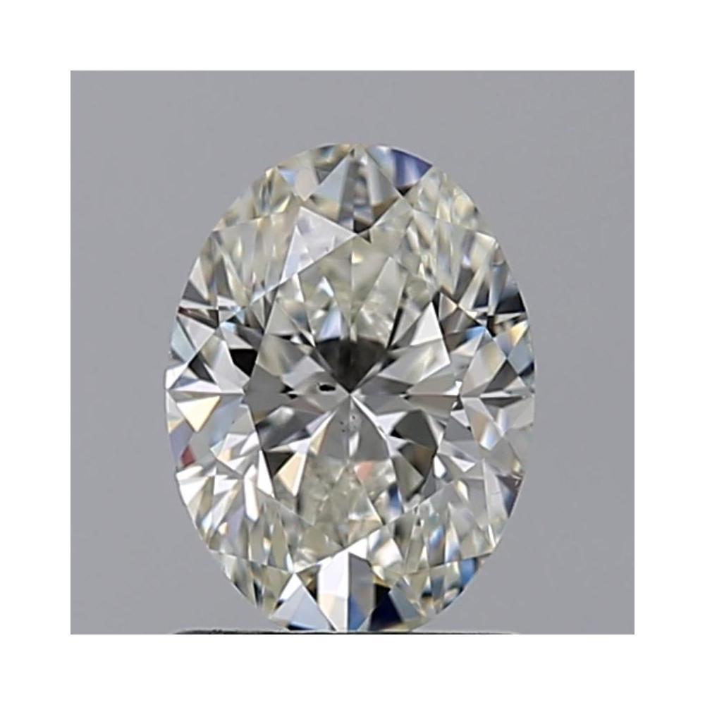 1.00 Carat Oval Loose Diamond, J, SI2, Ideal, GIA Certified | Thumbnail