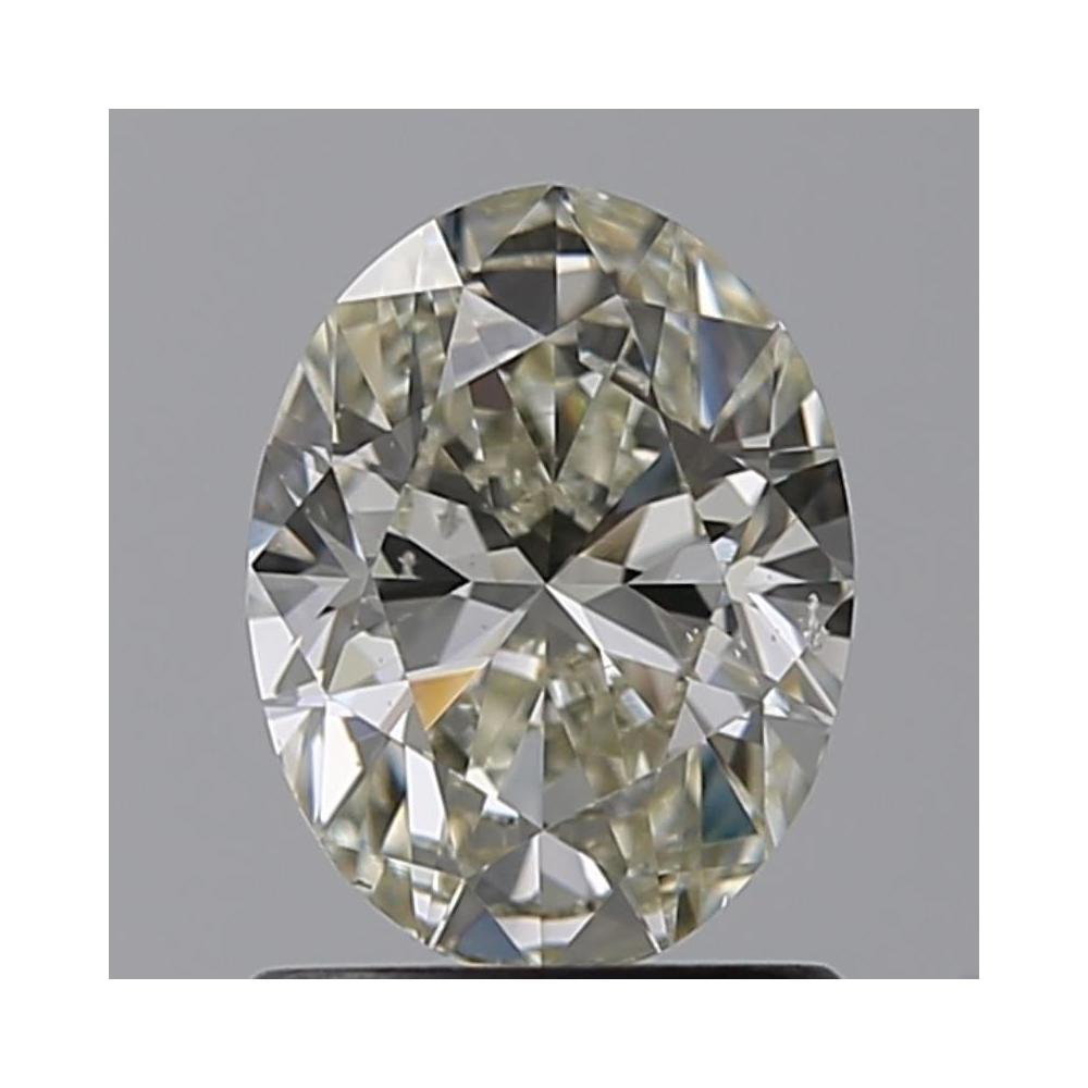 1.00 Carat Oval Loose Diamond, K, SI1, Ideal, GIA Certified