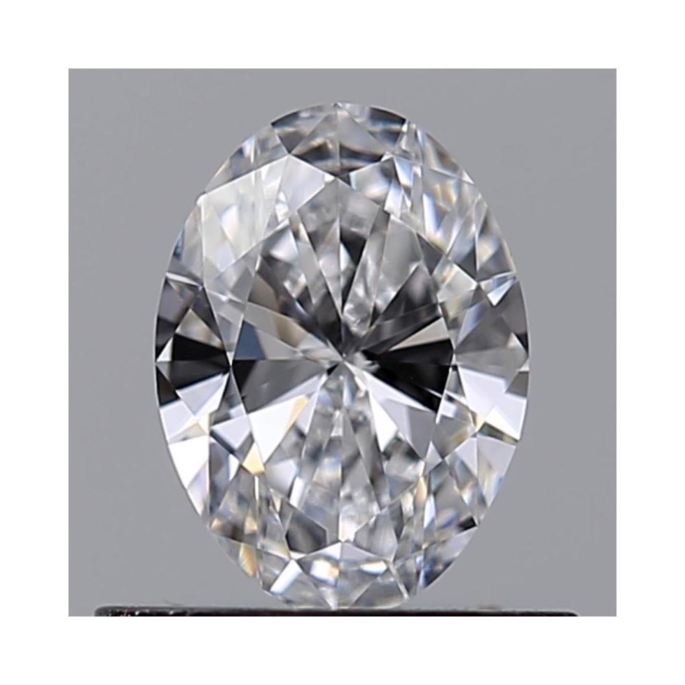 0.50 Carat Oval Loose Diamond, D, VVS1, Ideal, GIA Certified | Thumbnail