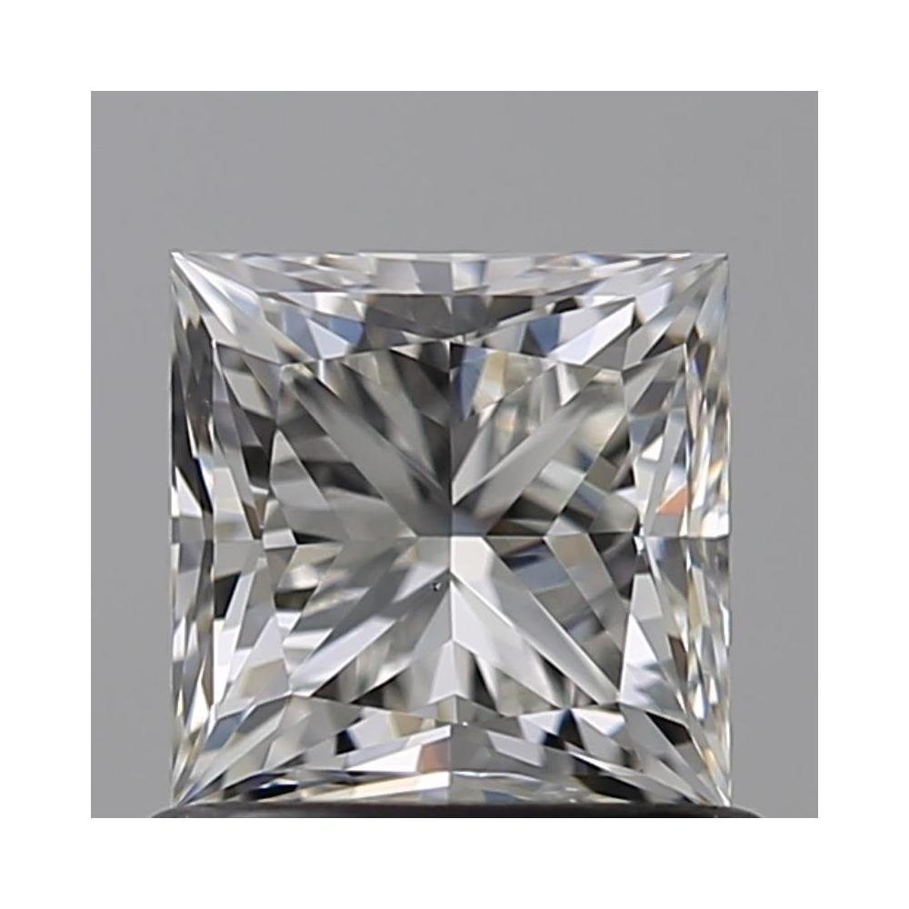 0.91 Carat Princess Loose Diamond, I, VS2, Excellent, GIA Certified | Thumbnail