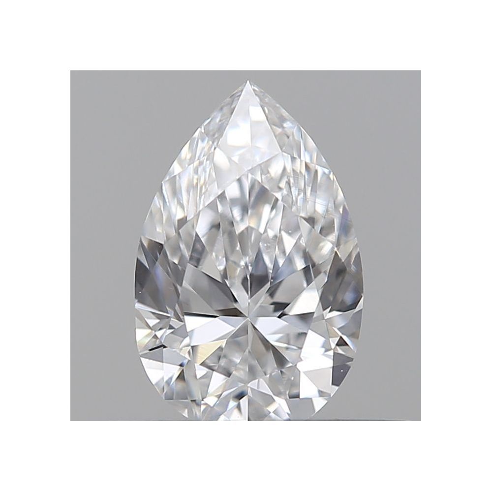 0.40 Carat Pear Loose Diamond, D, VVS1, Super Ideal, GIA Certified