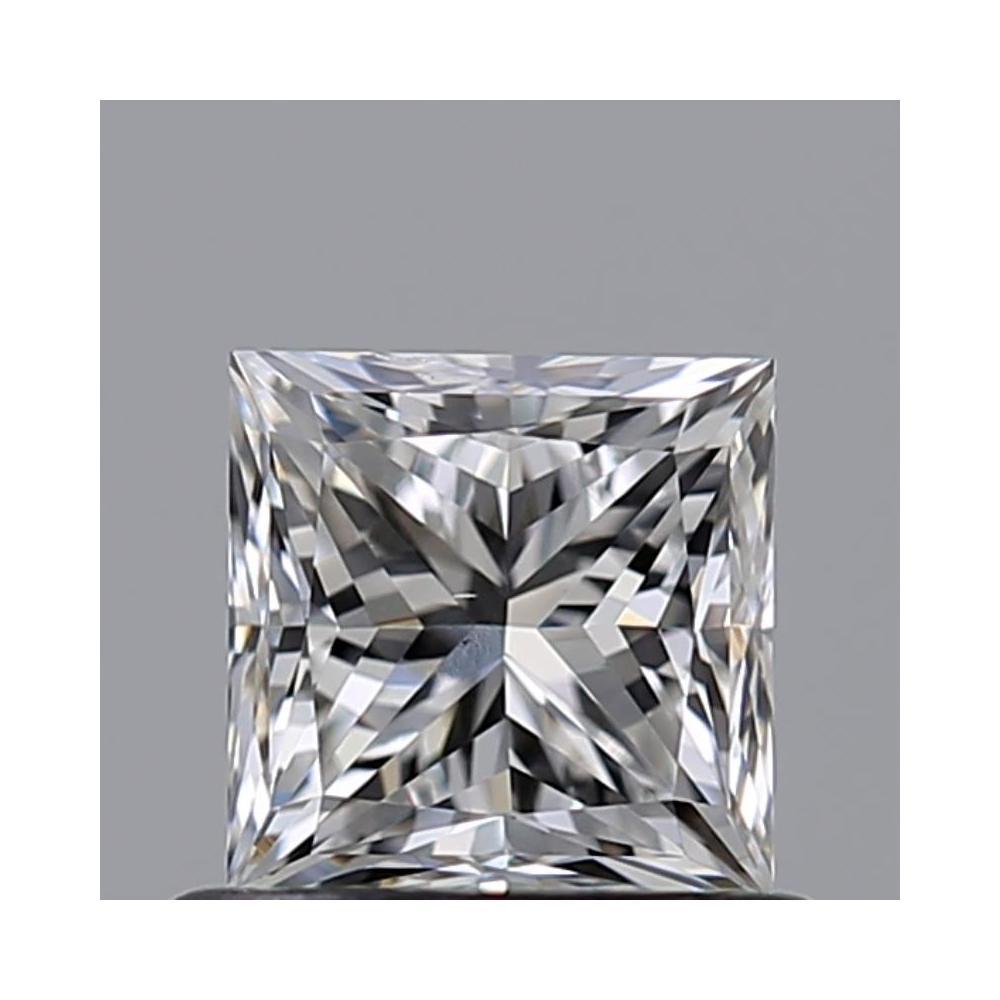 0.70 Carat Princess Loose Diamond, F, VS2, Very Good, GIA Certified | Thumbnail