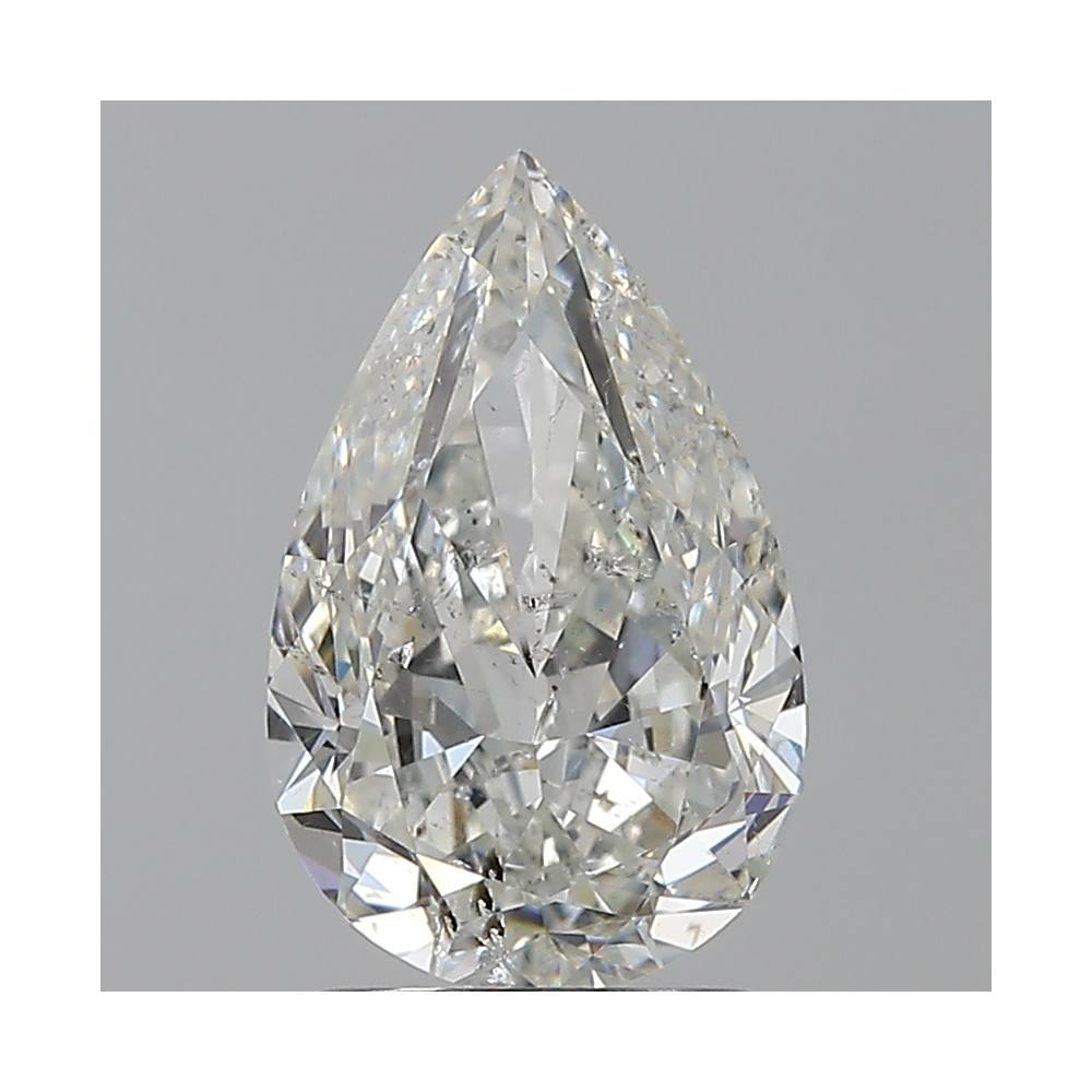 1.73 Carat Pear Loose Diamond, H, SI2, Ideal, GIA Certified