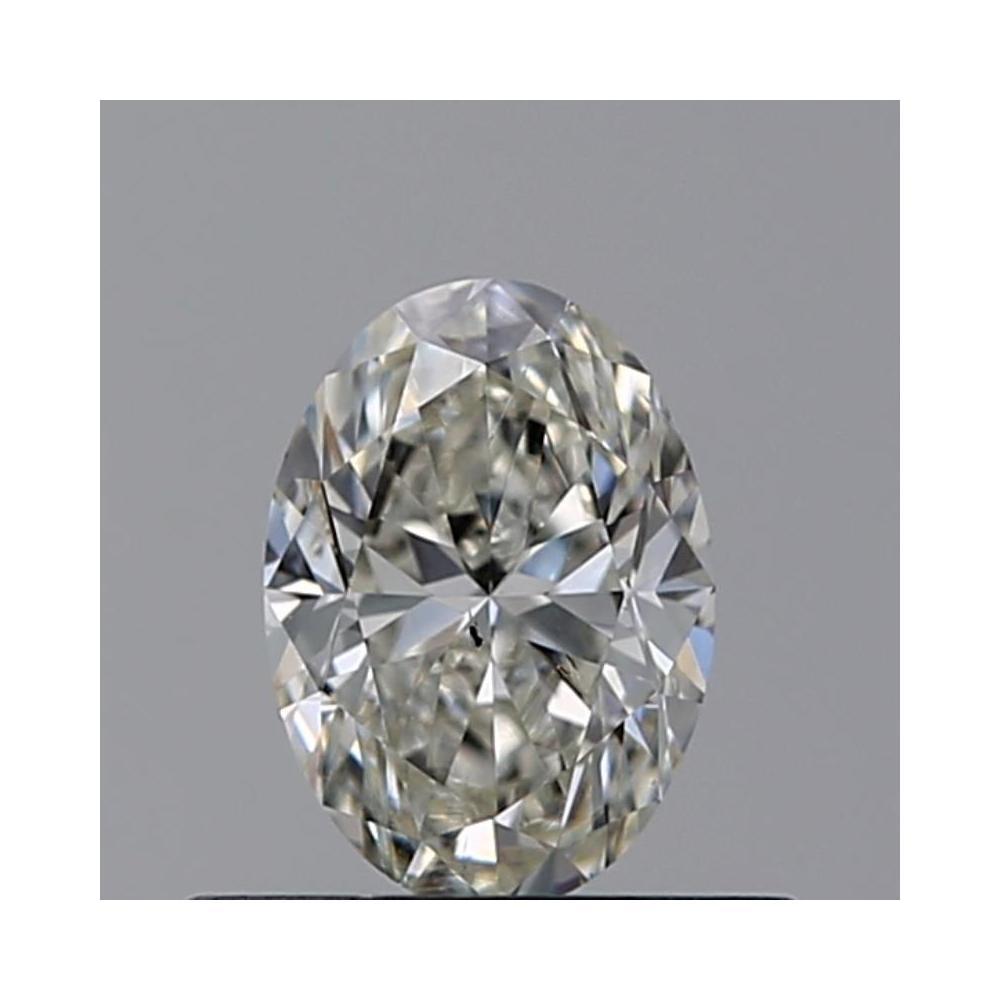 0.52 Carat Oval Loose Diamond, I, SI1, Ideal, GIA Certified