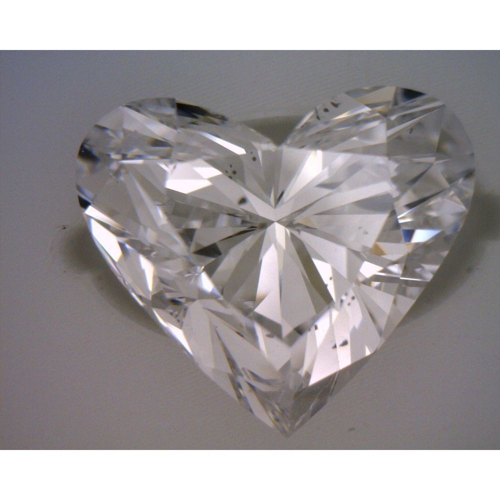 2.00 Carat Heart Loose Diamond, D, SI1, Ideal, GIA Certified