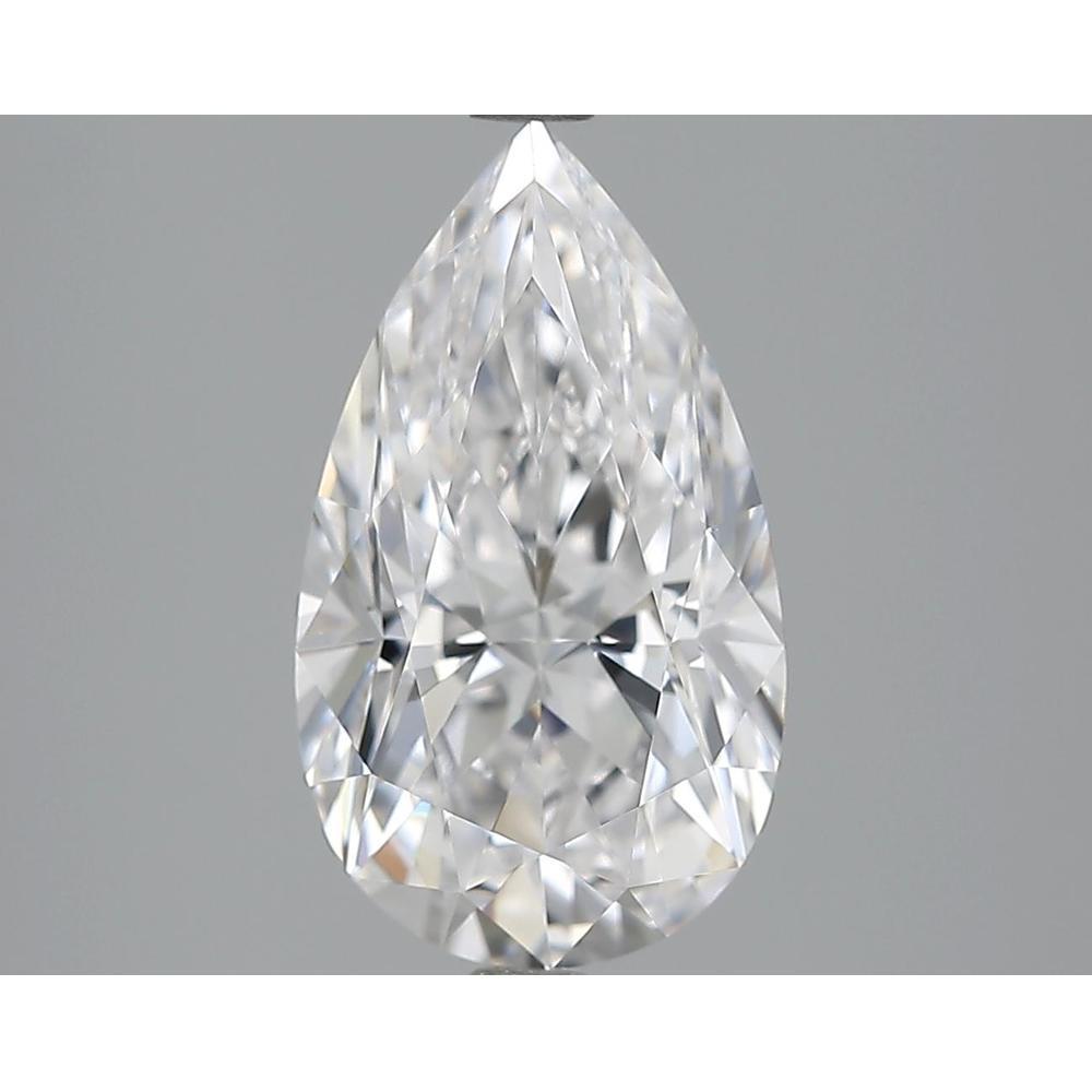 3.48 Carat Pear Loose Diamond, D, IF, Excellent, GIA Certified | Thumbnail
