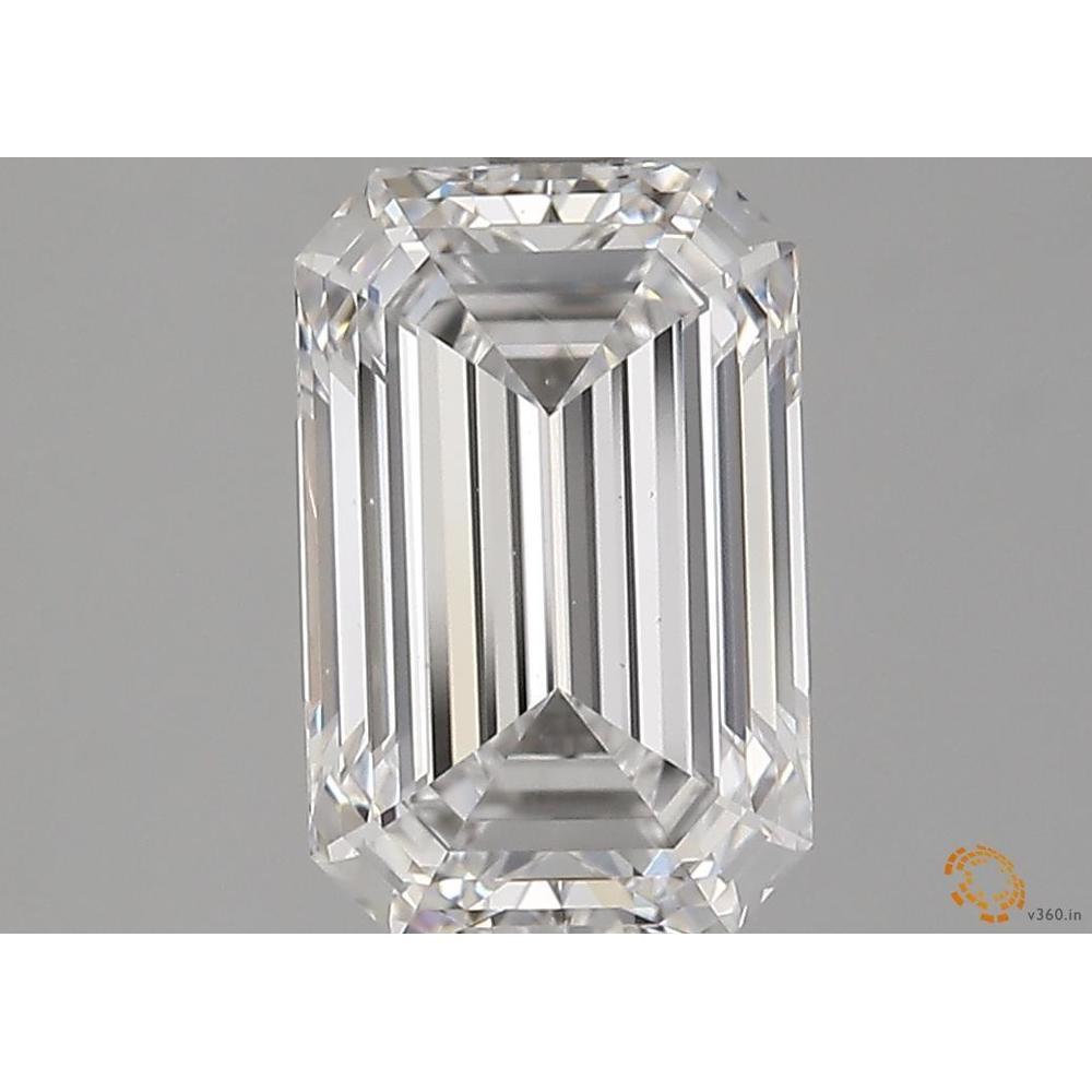 3.01 Carat Emerald Loose Diamond, D, VS2, Super Ideal, GIA Certified | Thumbnail