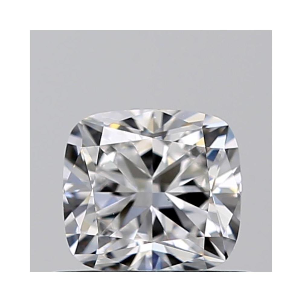 0.51 Carat Cushion Loose Diamond, D, VS1, Ideal, GIA Certified
